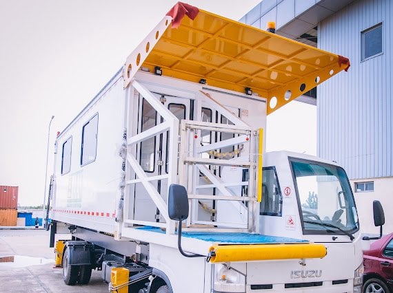 Lagos airport gets two ambulifts to assist passengers with reduced mobility Lagos airport gets two ambulifts to assist passengers with reduced mobility